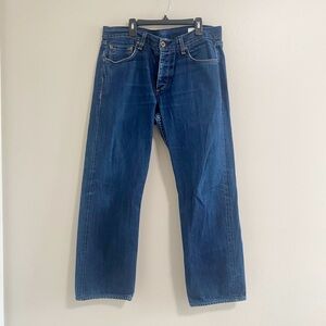 Rag & Bone Button Fly Dark Wash Denim Jeans Size 34